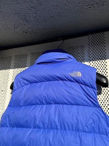 The North Face Women's Nuptse 700 Filled Goose Down Puffer Vest Medium Blue - Picture 13 of 13