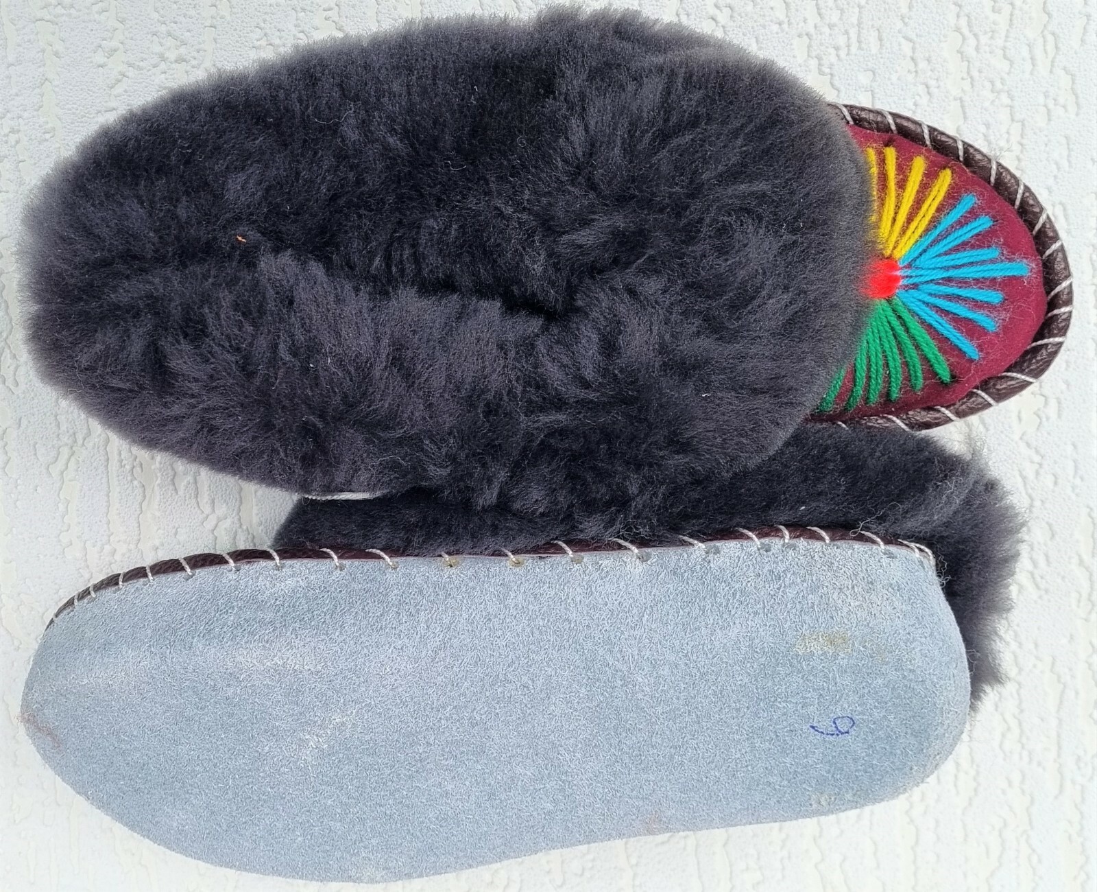 APL PELLICCIA DI AGNELLO calde PELLICCIA n.36 NUOVE pelle di pecora pelle (540 1222) fatte a mano