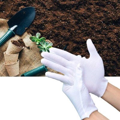 12 Pairs Cotton Gloves for Gardening and Dry Hands Protective Liners