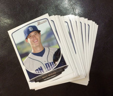 2013 Bowman BP42 Matt Wisler 15 count lot San Diego Padres