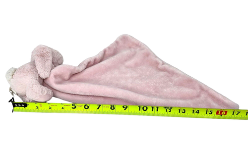 Jellycat Bashful Bunny Lovey Plush Security Blanket Blush Pink Super Soft - Picture 7 of 8