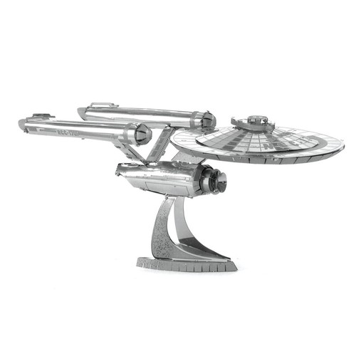 ( ͡° ͜ʖ ͡°) ● Puzzle 3D en métal ENTERPRISE NCC-1701 ● #39# + Cadeau - Photo 4/13