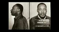  1963 Martin Luther King Jr Birmingham Jail MUG SHOT PHOTO Black Civil Rights