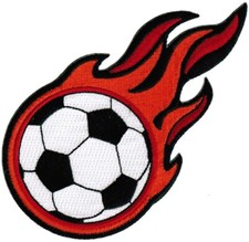 SOCCER BALL PATCH FOOTBALL FUTEBOL f tbol embroidered iron-on UNIFORM BADGE new
