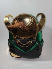 Loungefly Marvel Loki Mini Backpack Metallic Cosplay Villain Infinity Saga Bag