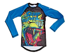 Nearfall Wrestling Shirt Jersey Sz Adult Small Blue/Black Skrap Pack