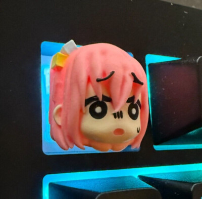 Bocchi The Rock Anime Keycap For MX Keyboard 1pcs Gift
