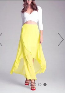 bebe maxi skirt