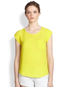 joie rancher silk top