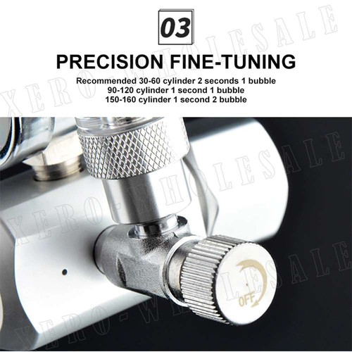 220V Aquarium CO2 Regulator Bubble Counter Solenoid Valve Check Magnetic Valve - Picture 12 of 12