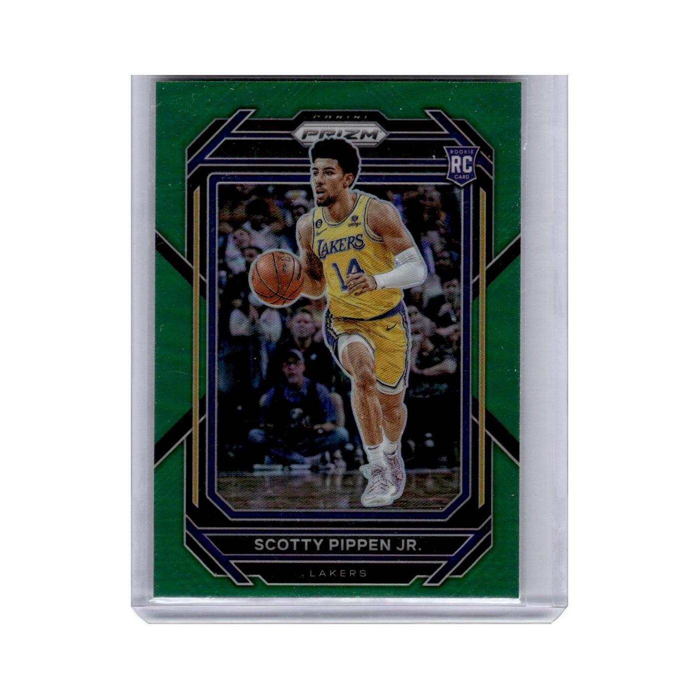 Scotty Pippen Jr. 2022 Panini Prizm Green #232 Los Angeles Lakers NM