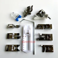 11 pcs Low Shank Snap on Foot for Bernette Brother Kenmore Babylock Elna
