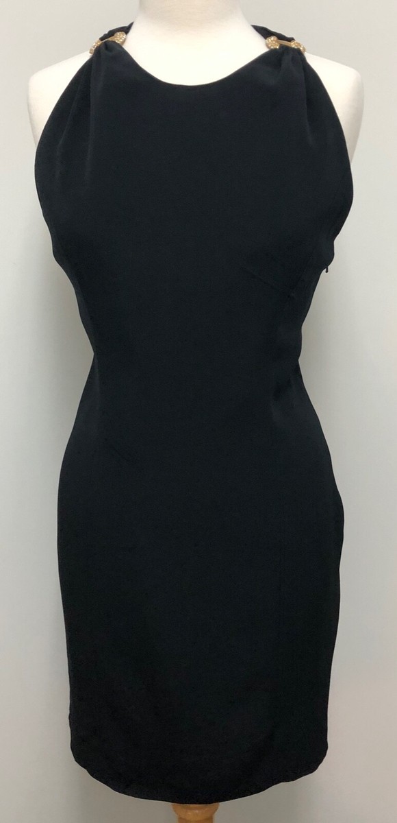 Tootsies Sleeveless Black Cocktail Dress - Size 8 | eBay