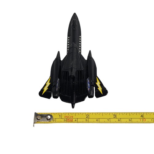 Lockheed SR-71 Blackbird Spy Plane With Drone Diecast Replica by Road Champs - Picture 11 of 11
