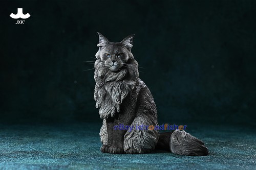 JXK 1/6 Maine Coon 2.0 Gato Modelo Mascota Figura Escena Decoración Colección Juguetes de Animales - Imagen 13 de 22
