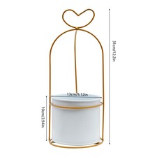 10pcs Modern Metal Geometric Gold Vases Wedding Party Flower Stand Gardens Decor