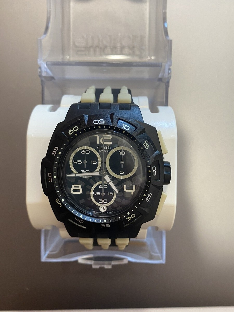 JAMES BOND VILLAIN SWATCH WATCH NIB QUANTUM OF SOLACE DOMINIC