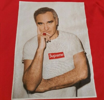 16SS Supreme × Morrissey photo T-shirt SS16 Supreme x Morrissey Photo Tee red T-shirt size M medium