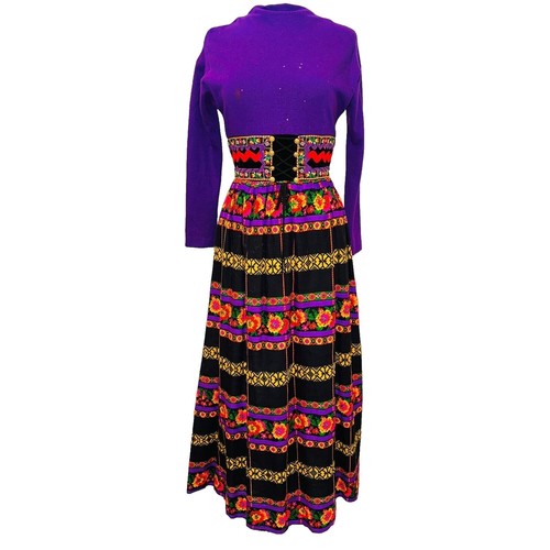 topshop purple maxi dress Topshop drape neck maxi dress in large purple floral
