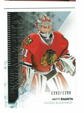 2013 Antti Raanta SP Authentic Rookie #244