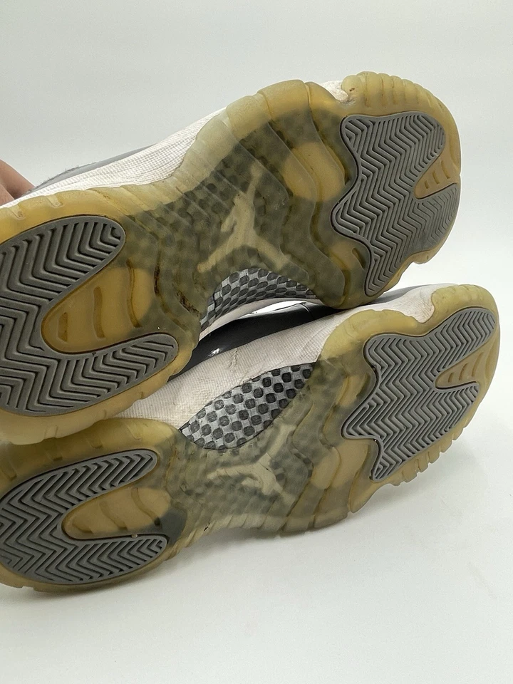 Nike Air Jordan 11 Retro Low Size 9.5 Cool Gray 528896-003, Used Jordans - Image 4 of 4