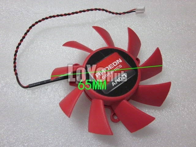 New For FirstD FD7015H12S DC12V 0.43AMP 2-Pin graphics card fan diameter 6.5CM - Image 2 of 2