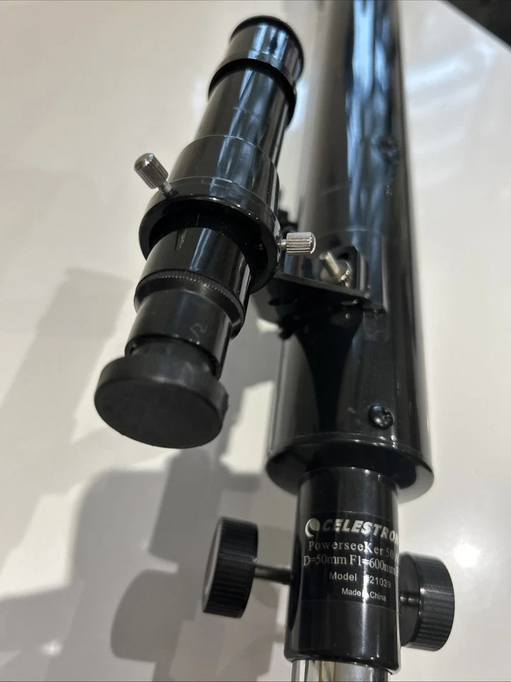 Celestron 21039 Powerseeker 50AZ D=50mm F1=600mm F/12 Great Condition As Seen - Image 3 of 4
