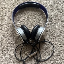 SOL Republic V10 Wired Headphones Blue Tested Working W/ Cord