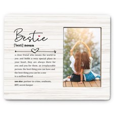 Bestie Gifts Picture Frame-Bestie Noun Photo Frame  Bestie Gifts for Women