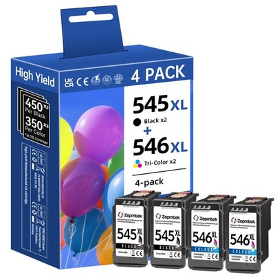 SET PATRONEN für Canon PG-545 CL546 XL Pixma MG 2450 2550 2950 TS 3150 3350 3450