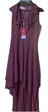 JJ's House Asymmetrical Chiffon - Wedding, Prom, and Evening XL purple