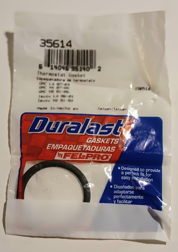 Duralast thermostat gasket 35614 | FEL-PRO Engine Coolant Outlet O-Ring 35614