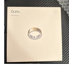 Oura Ring 4 Gold Size 7 Bluetooth Activity Tracker iOS Android