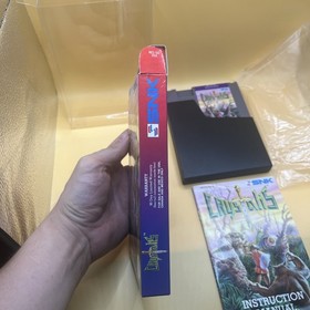 Crystalis NES Cib Minty Complete Rare Nintendo