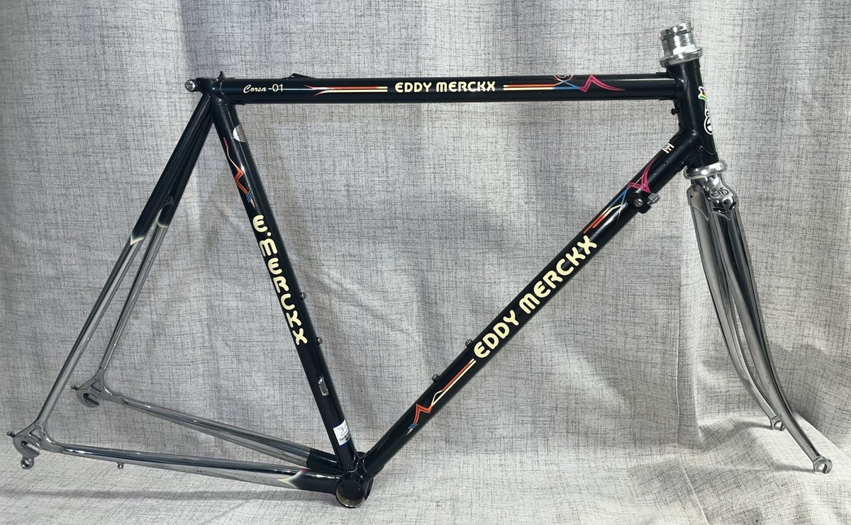 Eddy Merckx Corsa-01 Road Frameset, Dedacciai Zero One EM Chrome