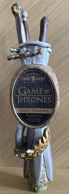Game Of Thrones Beer Tap Handle OMME GANG Brewery Cooperstown NY 12  DAMAGED