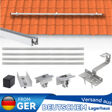 Solarpanel Halterung 2X Montage Set Ziegeldach Befestigung PV-Montagesystem