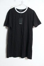 Brave Soul Womens Tshirt Dress - Black - Size M Medium NEW (k84)