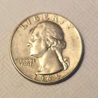 1964 D Washington Quarter 25C Silver Business Strike Circulated