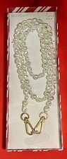 A New Day Pearl Beaded Crossbody Strap- Use for purse or phone- NIB