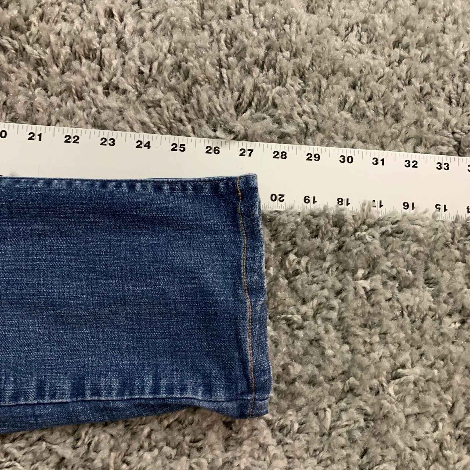 Levis Mid Rise Skinny Jeans Womens 12 W31 L30 Medium Wash Blue Stretch Denim thumbnail 10