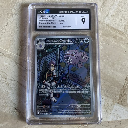 Team Rocket's Weezing graded CGC 9 for sale on eBay
