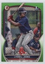 2023 Bowman Prospects Neon Green 344/399 Lyonell James #BP-118 00gy