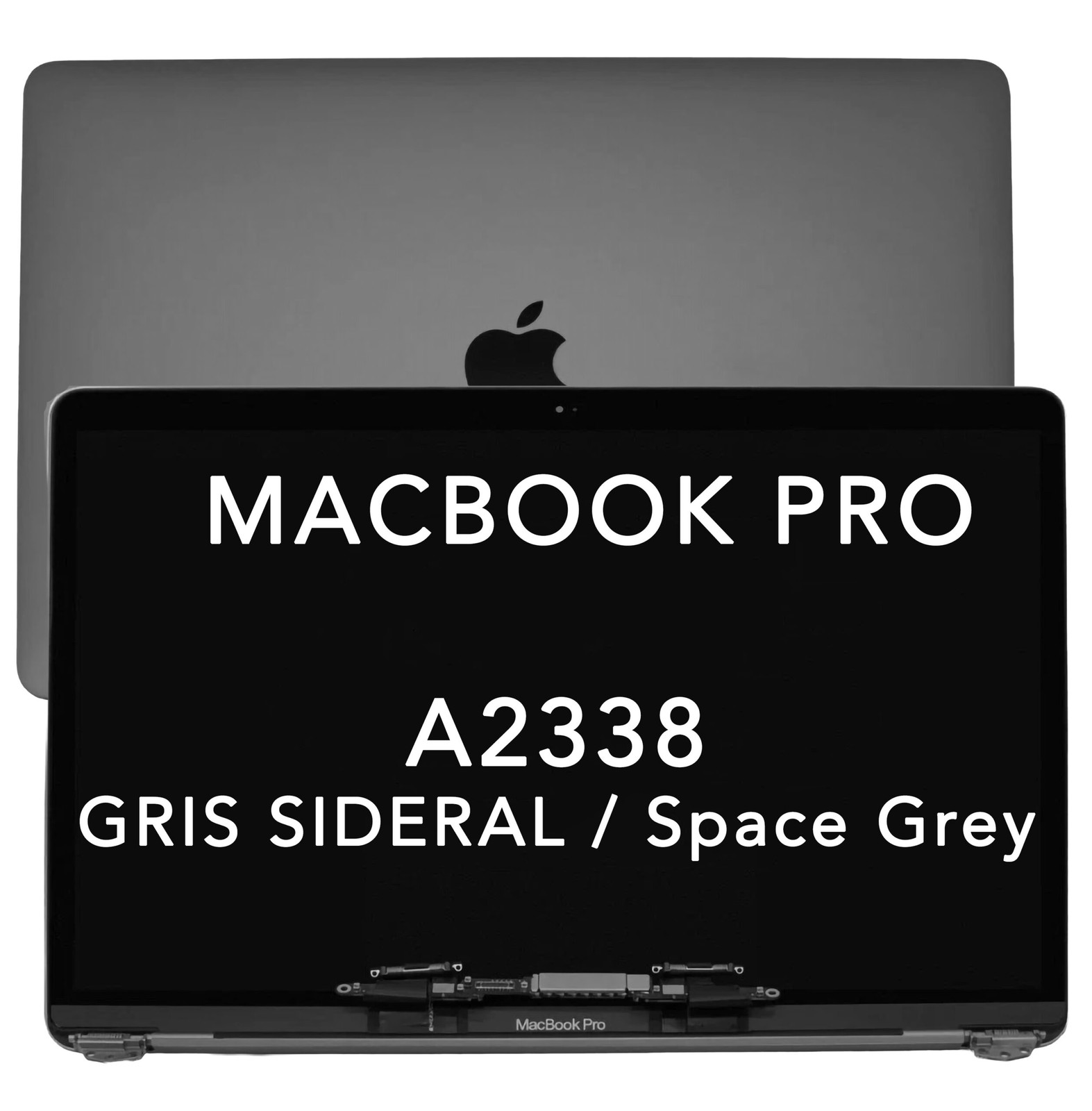 Écran complet pour MacBook Pro A2338 M1 M2 Gris Sidéral d'Origine EMC 3578