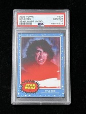 2022 Topps Star Wars Living Set #324 Kylo Ren PSA Gem Mint 10 Adam Driver