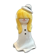 Vintage Goebel “Whoosit” Figurine 117010 Porcelain W. Germany Girl  4” Blonde