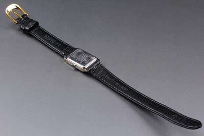 Vintage 1990 N MINT Seiko Exceline 7320-6570 Two-Tone Tank Qz