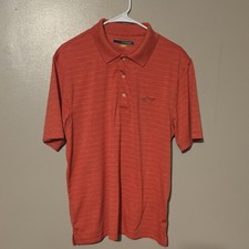 Greg Norman Polo Golf Shirt Play Dry Men's Size Large Short Sleeve Red