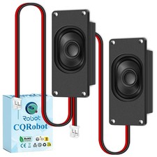 CQRobot Miniature Loudspeaker 3 Watt 4 Ohm Passive 4O3W-JST-PH2.0-N, black