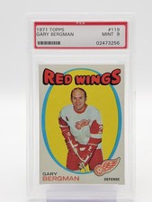 GARY BERGMAN 1971-72 TOPPS HOCKEY #119 PSA 9 Q7113